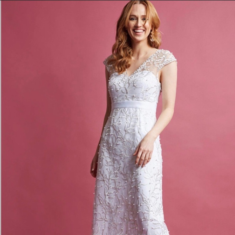 ModCloth L beaded wedding/formal dress